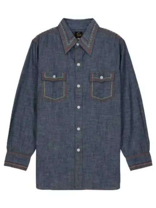 india work shirt blue - NEEDLES - BALAAN 1