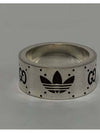 Adidas collaboration silver ring new product 702764 702766 702768 92.5% pure silver - GUCCI - BALAAN 6