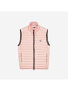 G0224 Packable Loom Woven Chamber Re-Nylon Down TC Vest Pink - STONE ISLAND - BALAAN 1