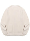 Lambswool collar pocket knit cardigan IVORY - 20THHOLE - BALAAN 3