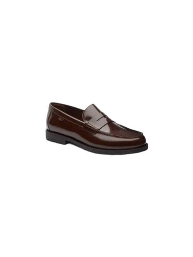 Reagan Leather Loafers Brown - COACH - BALAAN 1