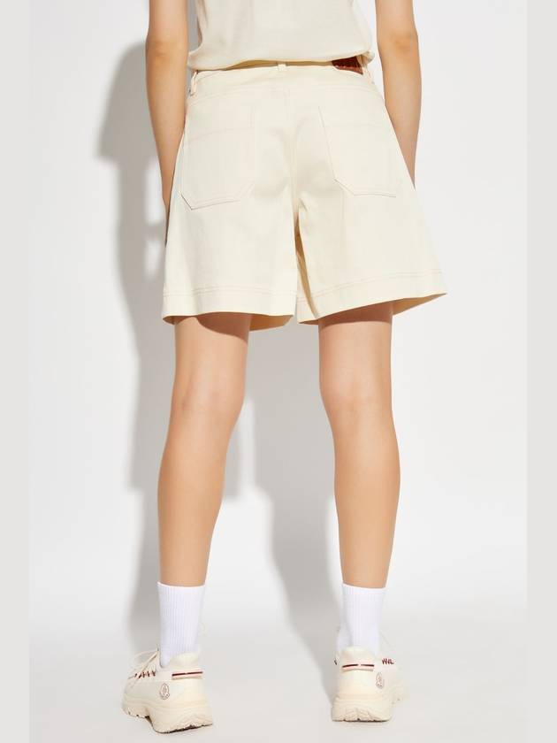 Moncler Shorts With Pockets, Women's, Cream - MONCLER - BALAAN 4