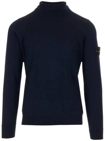 Waffen Patch Turtleneck Navy - STONE ISLAND - BALAAN 1