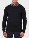 Callaway Knitted x Series Merino Ottoman Sweater Dark Caviar CGGSC041 006 - CALLAWAY GOLF - BALAAN 1