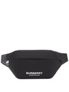 Logo Print Nylon Sonny Bum Belt Bag Black - BURBERRY - BALAAN 2