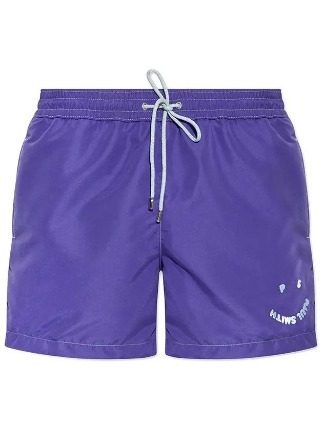 Happy Face Swim Shorts Purple - PAUL SMITH - BALAAN 3