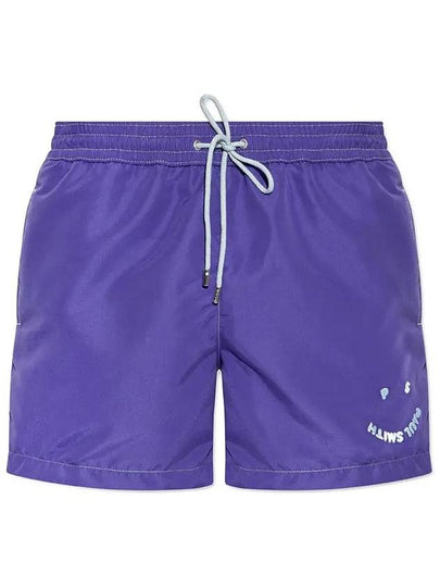 Happy Face Swim Shorts Purple - PAUL SMITH - BALAAN 2