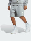 Lounge Fleece Shorts Medium Grey Heather - ADIDAS - BALAAN 2