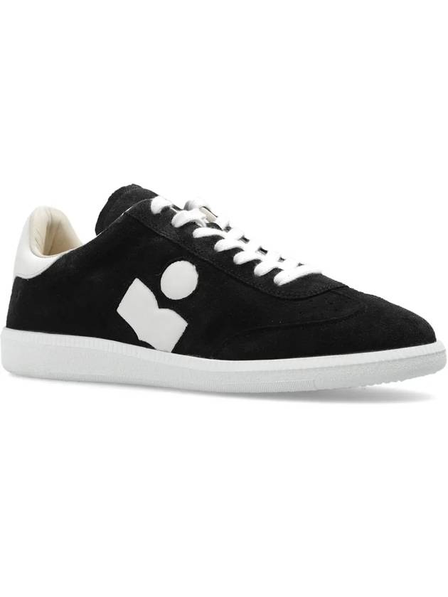 Bryce Suede Low Top Sneakers Black - ISABEL MARANT - BALAAN 3