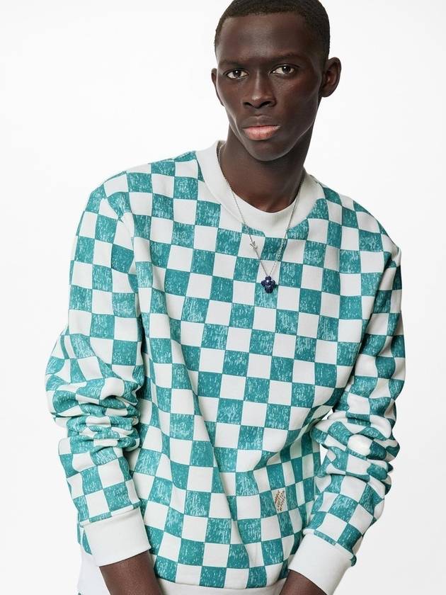 Damier printed crewneck XL - LOUIS VUITTON - BALAAN 9