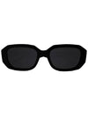 Double G Geometric Frame Sunglasses Black - GUCCI - BALAAN 3