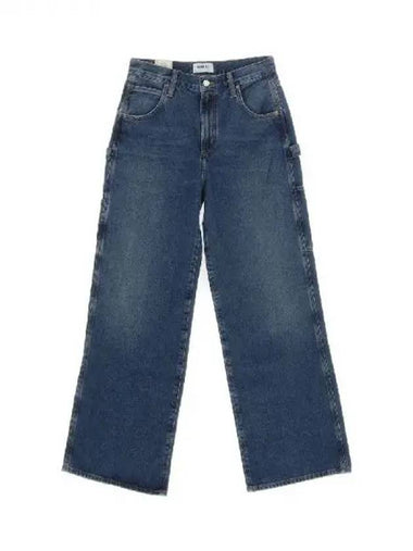 MAGDA CARPENTER DENIM PANTS - AGOLDE - BALAAN 1