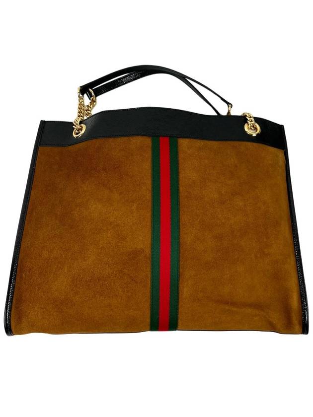 Raja suede large shoulder bag 537219 - GUCCI - BALAAN 4