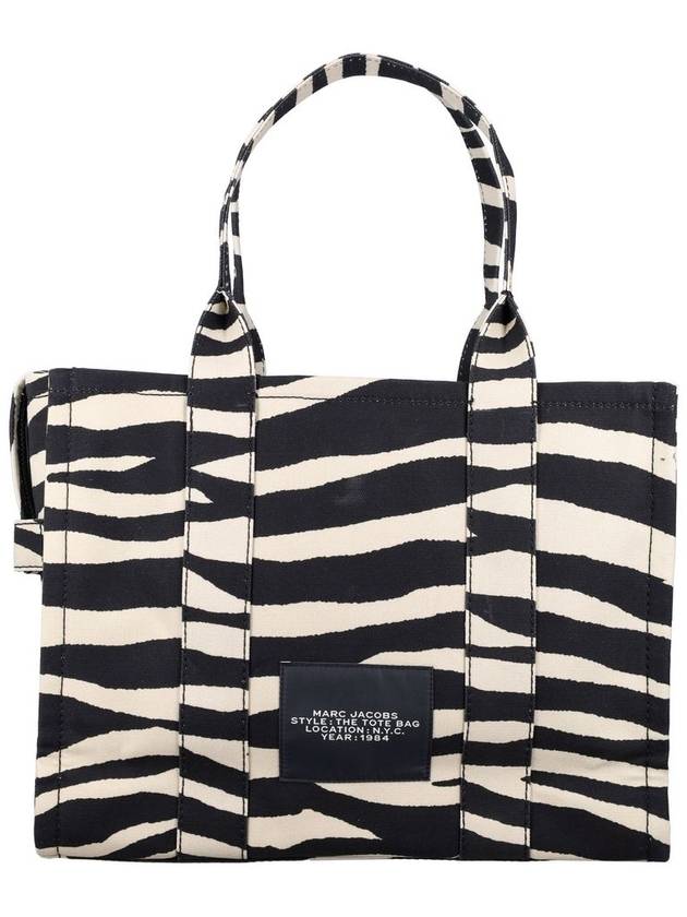 Marc Jacobs The Zebra Canvas Large Tote Bag - MARC JACOBS - BALAAN 4