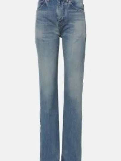 Denim Straight Jeans Blue - SAINT LAURENT - BALAAN 2