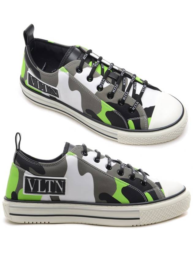 VLTN Logo Low Top Sneakers - VALENTINO - BALAAN 2