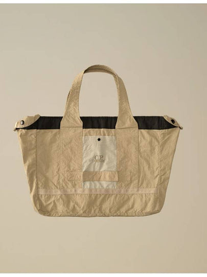 Plain Paper Touch Duffel Bag Beige - CP COMPANY - BALAAN 2