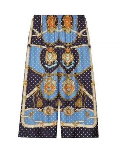 Polka Dot Silk Wide Pants - GUCCI - BALAAN 2