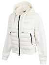 Bolsena Goose Down Mix Hoodie Cardigan Ivory - DUVETICA - BALAAN 3