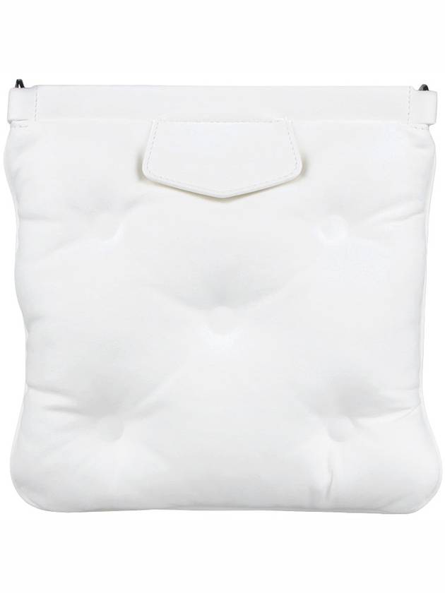 Glam Slam Flat Cross Bag White - MAISON MARGIELA - BALAAN 6