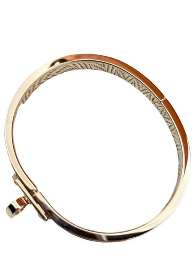 Mini Clic Kelly Bracelet Gold Black - HERMES - BALAAN 7