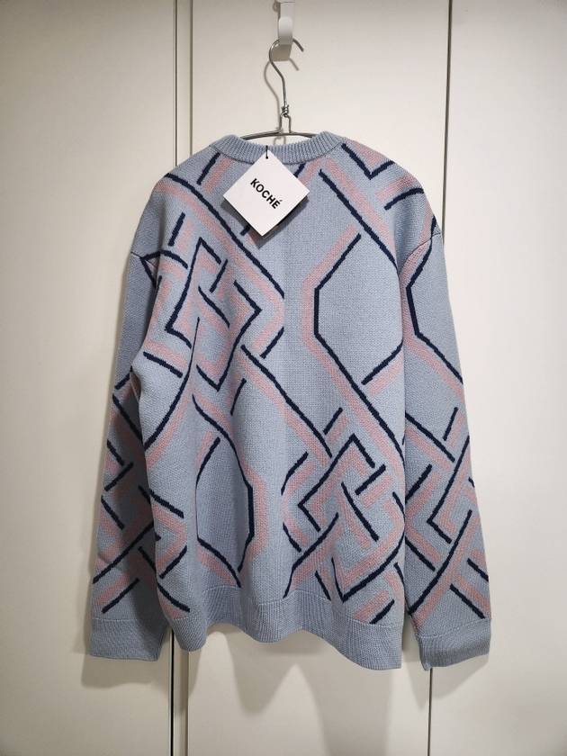 Monogram Jacquard Crewneck Knit Jumper - KOCHE - BALAAN 2