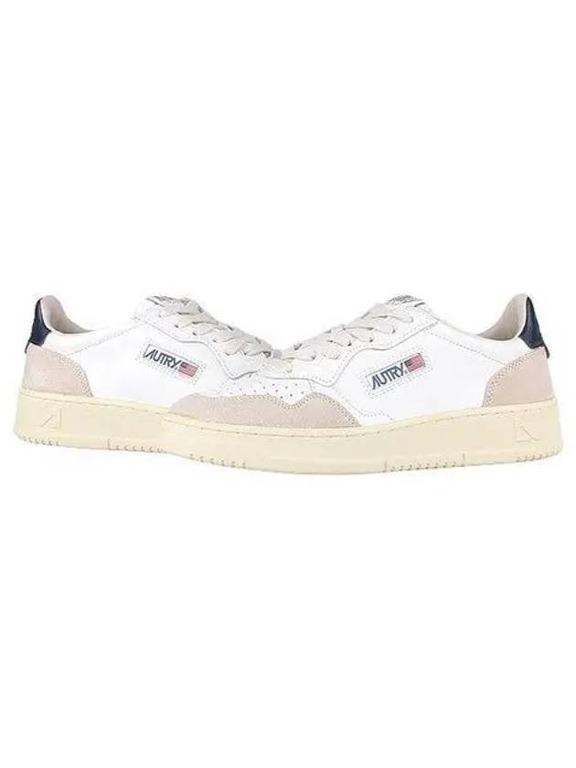 Medalist Navy Tab Low Top Sneakers White Blue - AUTRY - BALAAN 2