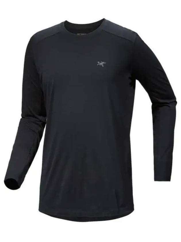 Ionia Merino Wool Long Sleeve T-Shirt Black - ARC'TERYX - BALAAN 2