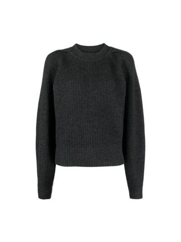 Billie Rubber Jumper Knit Top Charcoal - ISABEL MARANT - BALAAN 2