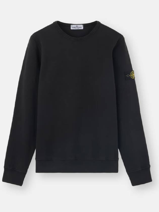 Kids Waffen Logo Sweatshirt Black 811661320 - STONE ISLAND - BALAAN 1