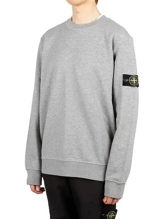 Wappen Patch Garment Dyed Sweatshirt Grey - STONE ISLAND - BALAAN 2