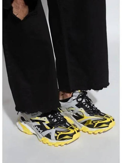 Track 2 Low Top Sneakers Grey Yellow - BALENCIAGA - BALAAN 2