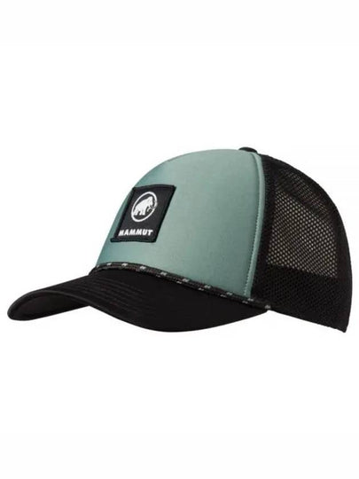 Crag Logo Classic Trucker Ball Cap Dark Jade - MAMMUT - BALAAN 2