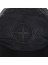 Nylon Metal 6 Panel Ball Cap Black - STONE ISLAND - BALAAN 6