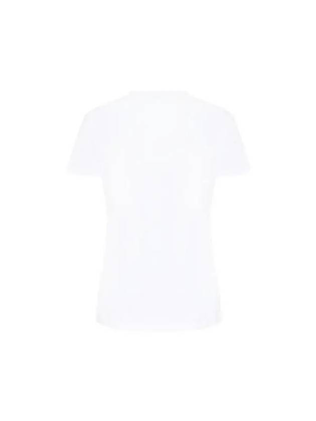 Embroided ORB Peru Short Sleeve T-Shirt White - VIVIENNE WESTWOOD - BALAAN 3