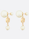 Tribales Pearl Earrings Gold - DIOR - BALAAN 3