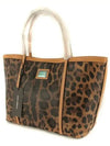 Leopard Tote Bag Brown - DOLCE&GABBANA - BALAAN 3