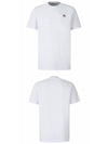 8C00022 829H8 001 Chest Patch Round Short Sleeve T Shirt White Men s TLS - MONCLER - BALAAN 4