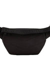 Men's Reclamed Leather Eagle Putty Belt Bag Black - EMPORIO ARMANI - BALAAN 5