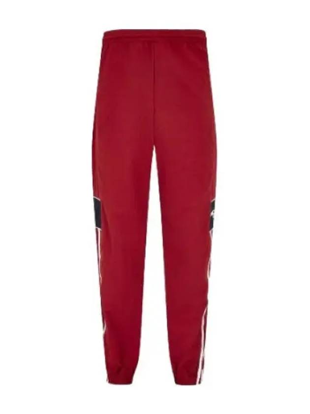 Paneled track pants burgundy black - MARTINE ROSE - BALAAN 1