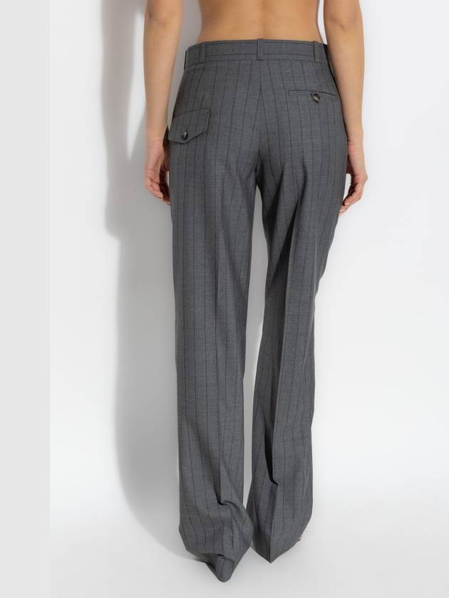 Moschino Wool Trousers, Women's, Grey - MOSCHINO - BALAAN 4