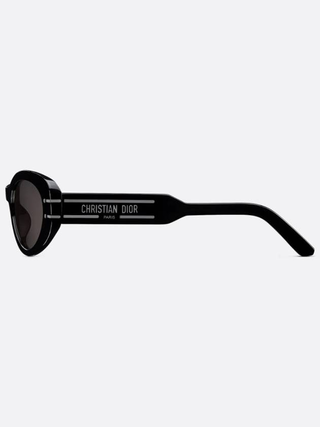 Eyewear Logo Signature B8U Sunglasses Black - DIOR - BALAAN 6