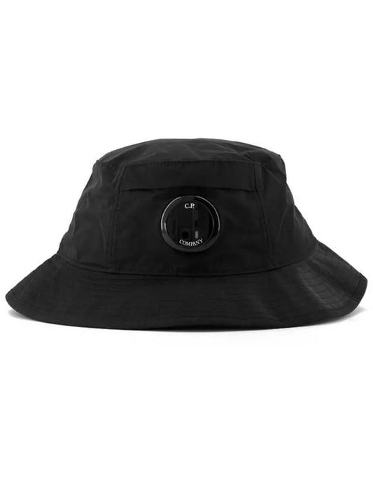 Lens Wappen Chrome R Bucket Hat Black - CP COMPANY - BALAAN 2