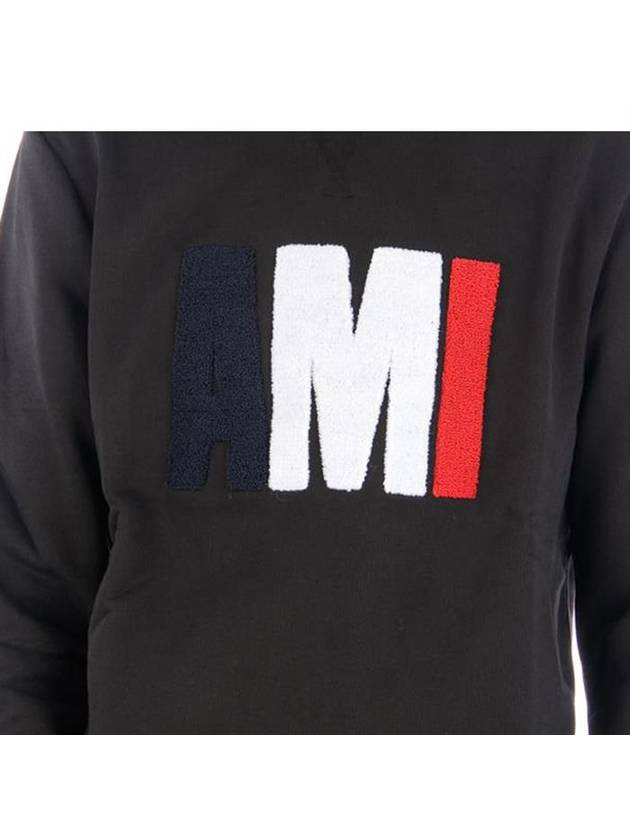 Big Logo Sweatshirt Black - AMI - BALAAN 6