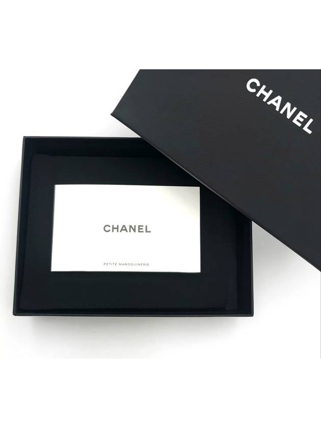 In Stock 23K Lambskin Zipper Roll Card Wallet Black AP3630 - CHANEL - BALAAN 8