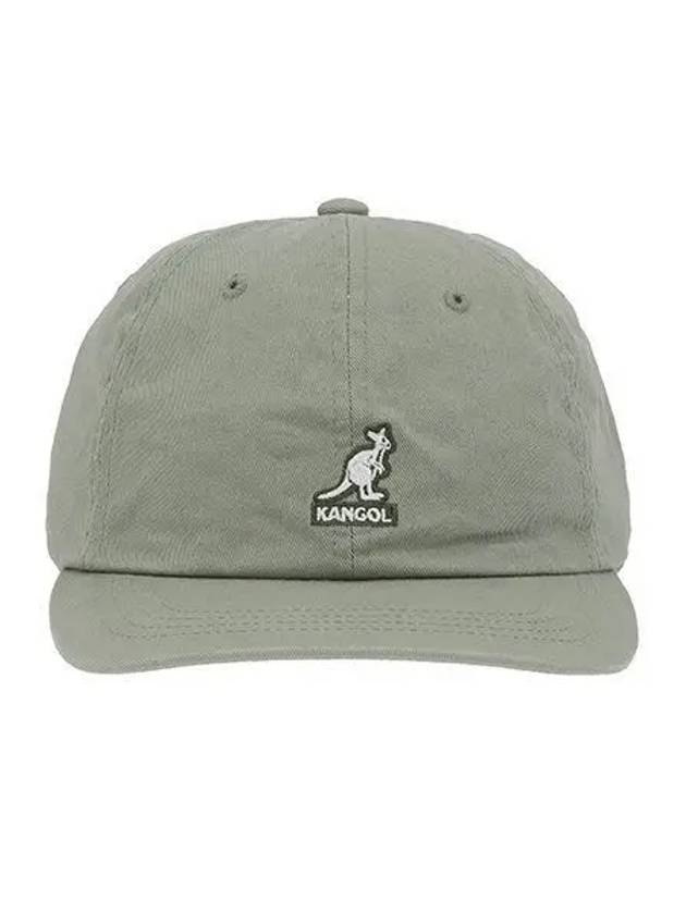 K5165HT OIL GREEN Washed Ball Cap Hat 271934 1139542 - KANGOL - BALAAN 1