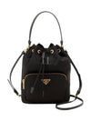 Duet Re-Nylon Bucket Bag Black - PRADA - BALAAN 2