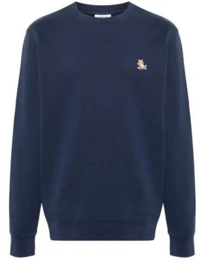 Chillax Patch Regular Sweatshirt Eclipse Blue - MAISON KITSUNE - BALAAN 2