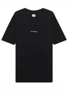 Jersey Reverse Print Short Sleeve T-Shirt Black - CP COMPANY - BALAAN 2