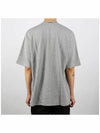 Cotton Oversized Pocket Short Sleeve T-Shirt Light Grey - THOM BROWNE - BALAAN 4